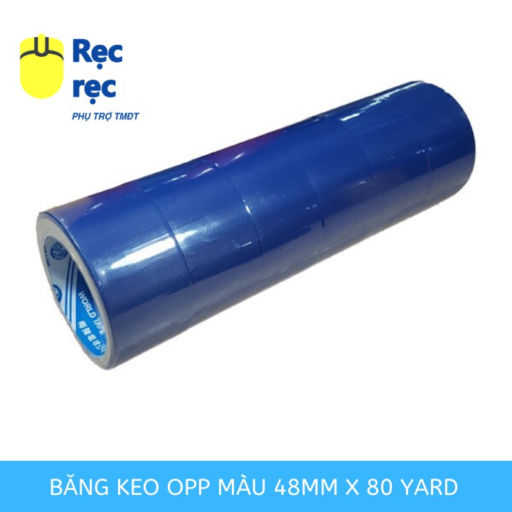 Combo 6 cuộn băng keo màu 48 mm 80yard (Phân loại đơn vị vận chuyển)