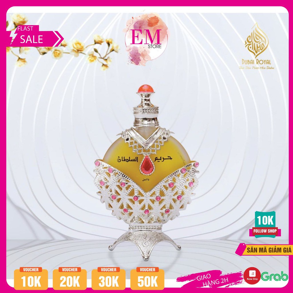 Công chúa vàng trong làng tinh dầu Hareem al sultan silver