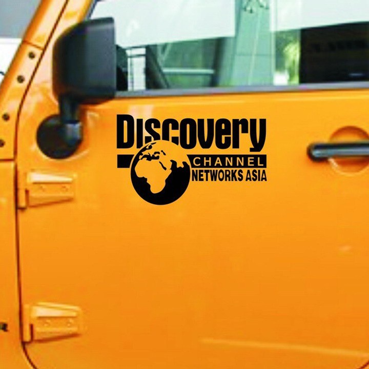 Tem discovery dán capo xe ô tô, trang trí ô tô