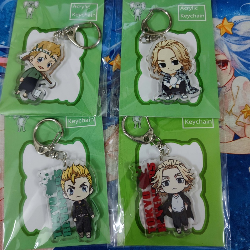Móc Khóa Nhựa Acrylic Hai Mặt Họa Tiết Nhân Vật Sano Manjiro Trong Tokyo Ghoul