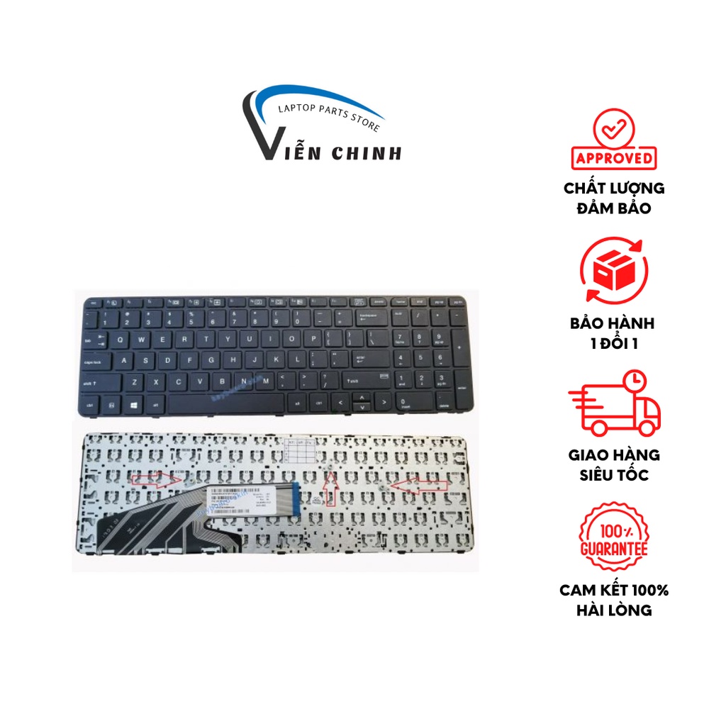 Bàn phím laptop HP ProBook 450 G3, 450 G4, 455 G3, 470 G3, Probook 650 G2, 650 G3, 655 G2, 655 G3