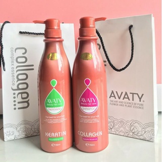Dầu Gội Xả hoàn hình phục hồi Avaty 750ml giúp tóc chắc khỏe