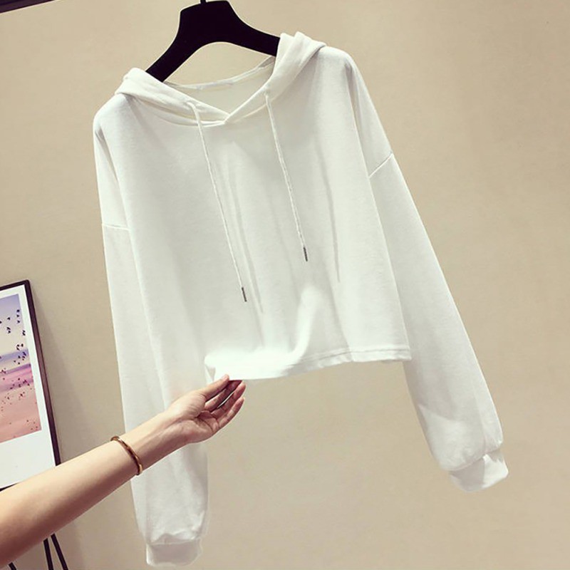 Áo Hoodies tay dài hoạ tiết chữ in thiết kế đáng yêu cho phái nữ | BigBuy360 - bigbuy360.vn