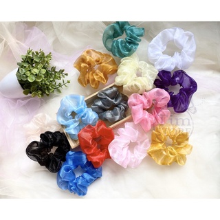 Dây buộc tóc scrunchie hàn quốc phụ kiện tóc cho bé chất vải lụa