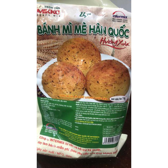 COMBO 5 GÓI Bột Bánh Mì Mè Hàn Quốc 1kg - MIKKO HƯƠNG XƯA