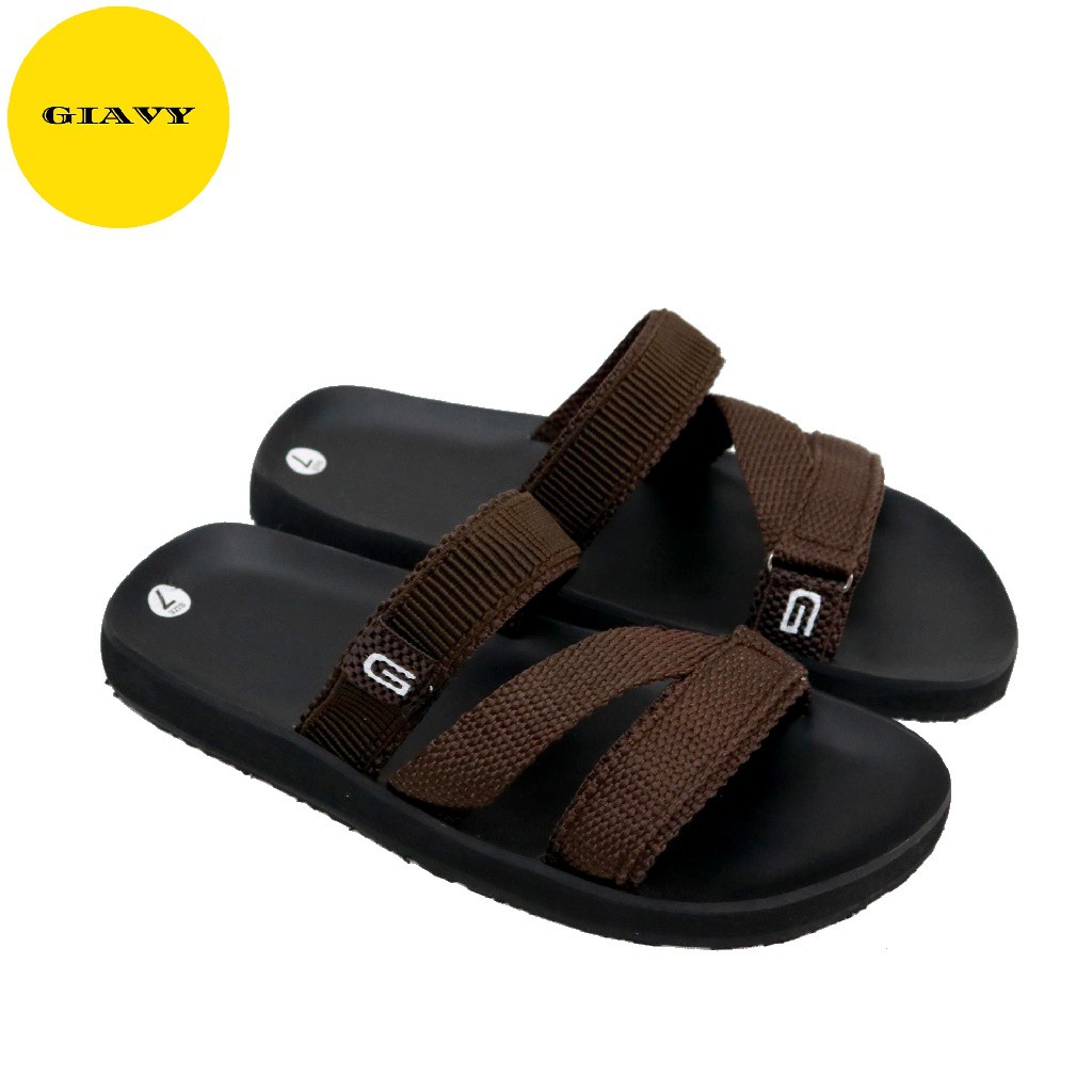 Dép nữ quai vải đế cao su DTK377 - GIAVY