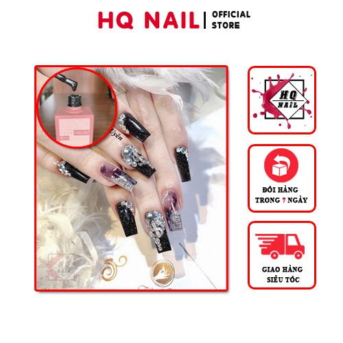 Sơn gel đen nhũ giả bột màu nhũ cực sang chảnh