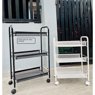{SALEE} Xe Đẩy Đồ Đa Năng 3 Tầng, Kệ Spa, Bỉm Sữa
