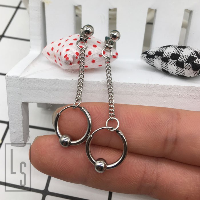 Khuyên BTS ARMY JIN dây xích cao cấp - Sẵn hàng