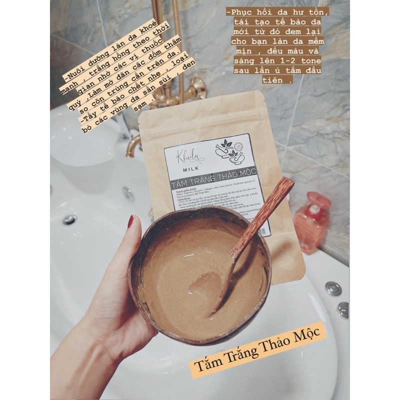 Kem tắm trắng da thảo mộc K'HULA MILK, dòng tắm trắng body cao cấp, tắm là trắng, hàng chính hãng Huyền Milk Boutique | BigBuy360 - bigbuy360.vn