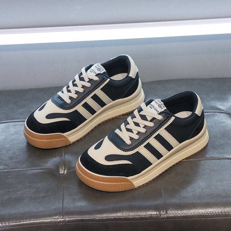 Giày Sneaker Pha Màu Giày Thể Thao Super 3 Vạch Sọc (Sẵn Hàng)