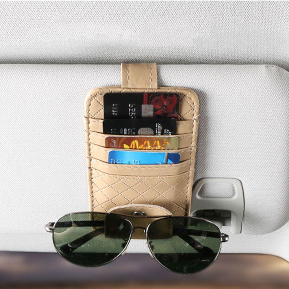 JONYE Túi Đựng Mắt Kính / Tài Liệu Đa Năng Có Móc Treo Tiện Dụng Cho Xe Hơi Ốp