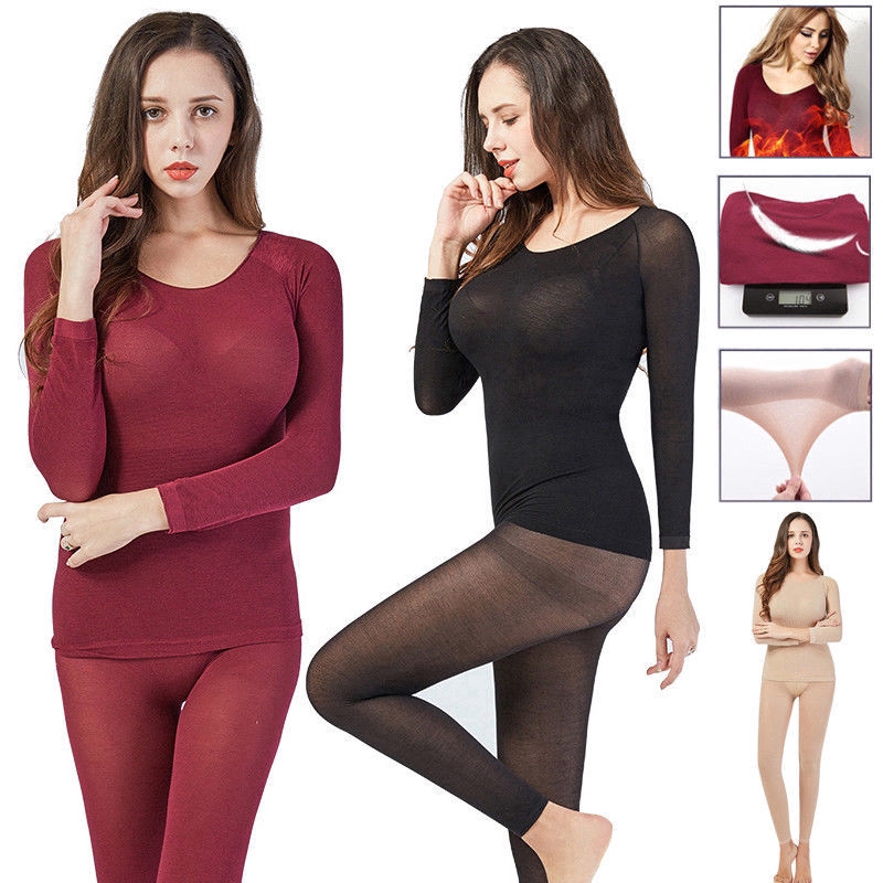 Set quần áo lót giữ nhiệt nhiều màu sắc phong cách đơn giản