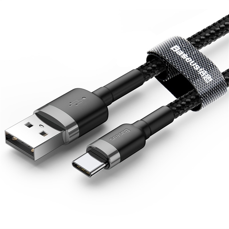 [Baseus] Android Type-C USB Data Cable Fast Charge High-speed Nylon huawei cable