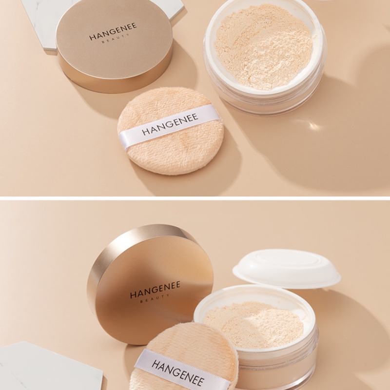 Phấn phủ dạng bột HANGENEE ánh ngọc trai lấp lánh dưỡng ẩm chống mồ hôi