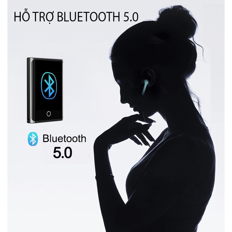 Máy Nghe Nhạc MP3 Màn Hình Cảm Ứng Bluetooth Ruizu M2 Bộ Nhớ Trong 8GB - Hàng Chính Hãng