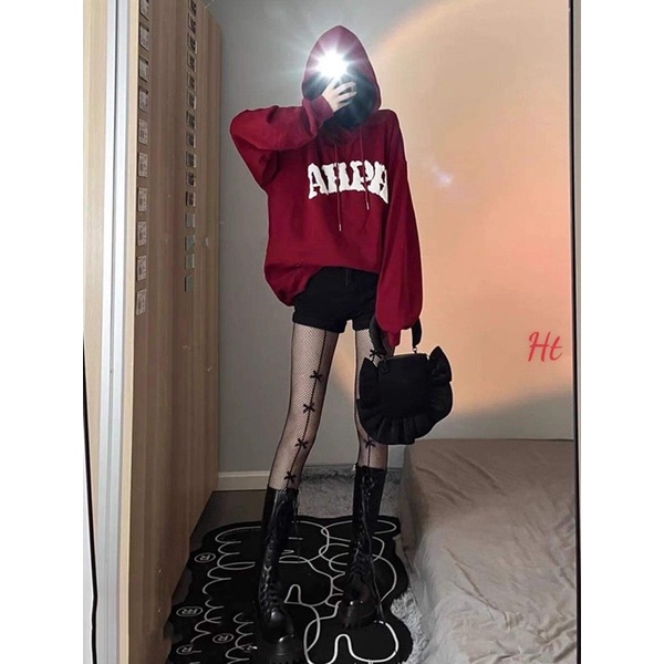 Áo nỉ cotton đỏ AHPA Ht12