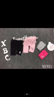 Quần legging lửng cho bé gái