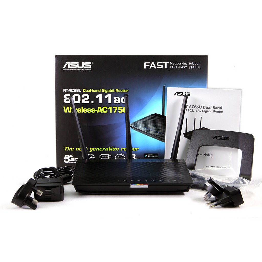 Bộ phát sóng wifi Chính Hãng ASUS RT-AC66U