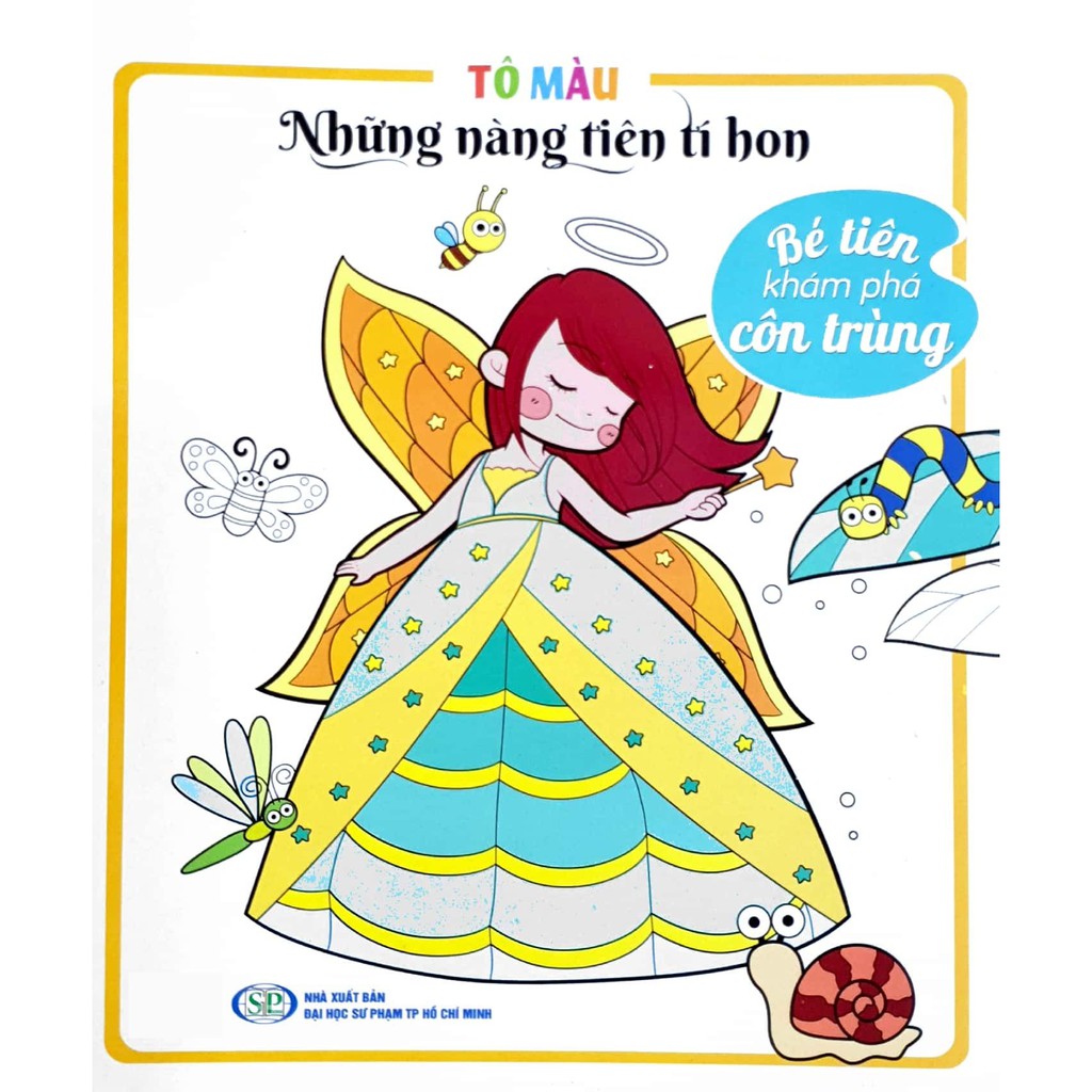 Sách - Tô màu Những Nàng Tiên Tí Hon