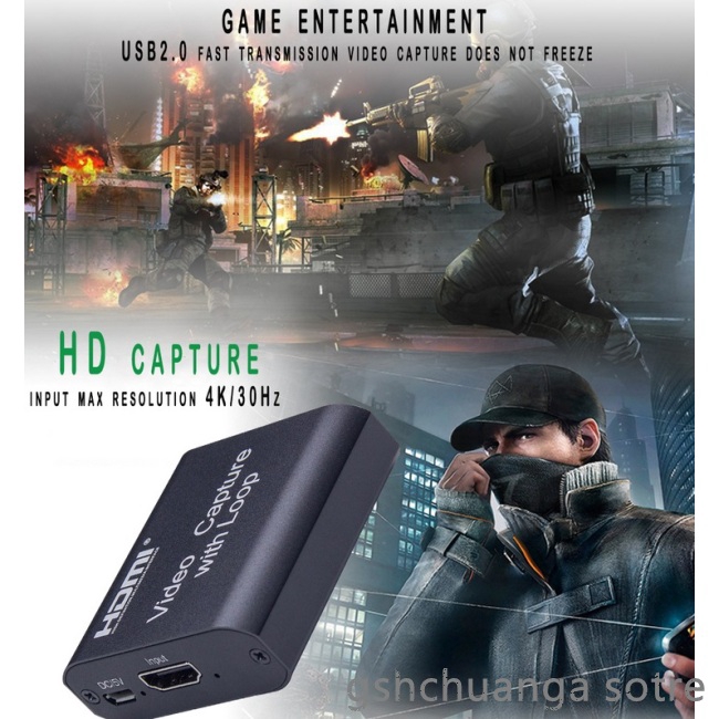 Card Ghi Hình Video Hd 4k Cổng Usb 2.0 Hỗ Trợ Quay Video Chuyên Dụng