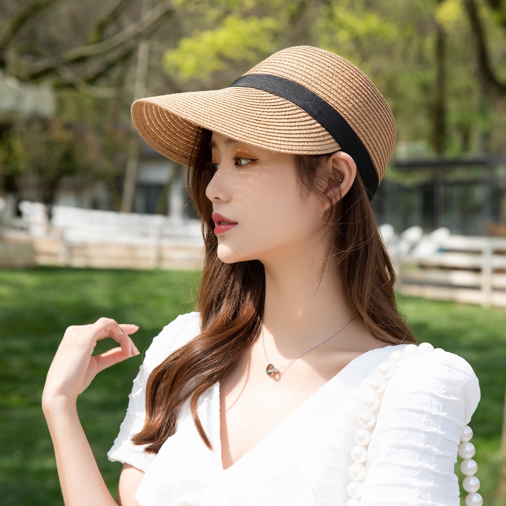 Mũ Cói Đi Biển Chống Nắng In Chữ Tiếng Anh Thời Trang Mùa Hè