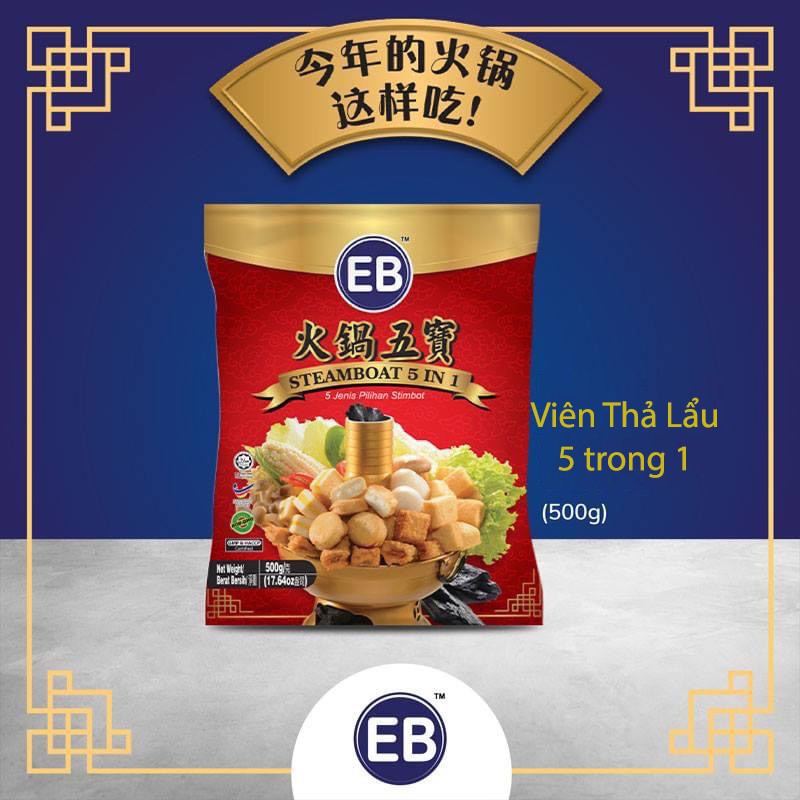 Combo Viên Thả Lẩu 5 trong 1 Malaysia EB thượng hạng | BigBuy360 - bigbuy360.vn