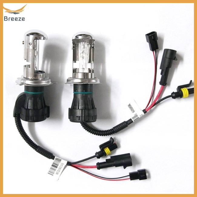 1 Cặp Bóng Đèn Pha Xenon 35W H4 Siêu Sáng Có Thể Thu Gọn Thay Thế Cho Xe Hơi