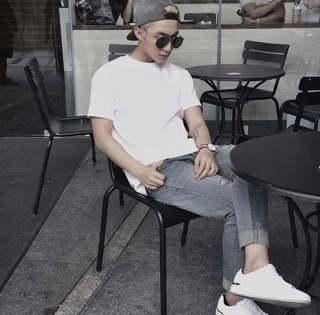 Áo thun trơn trắng có size