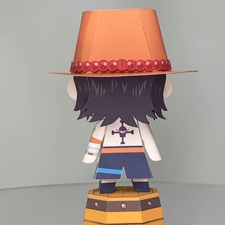 Mô hình giấy anime [One Piece] chibi Portgas D. Ace
