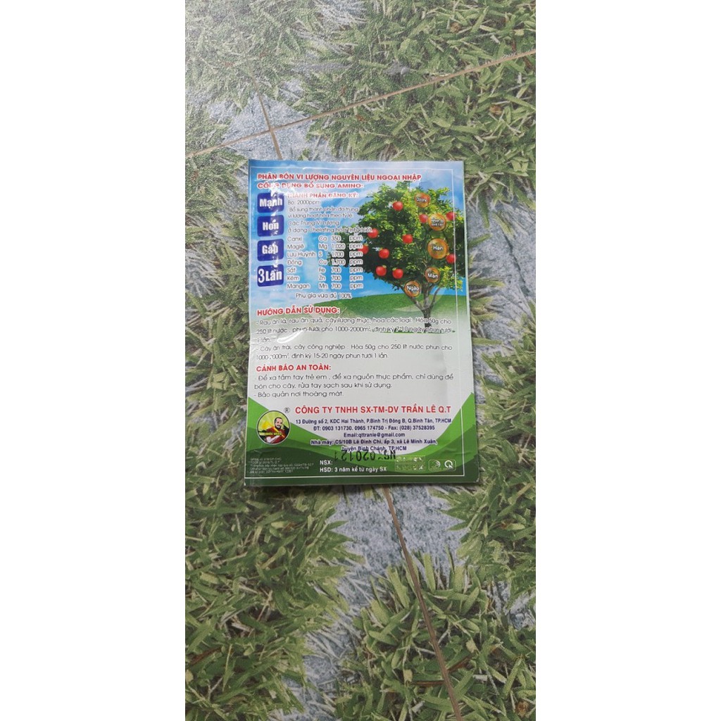 Phân bón  vi lượng COMBI - gói 50 gram