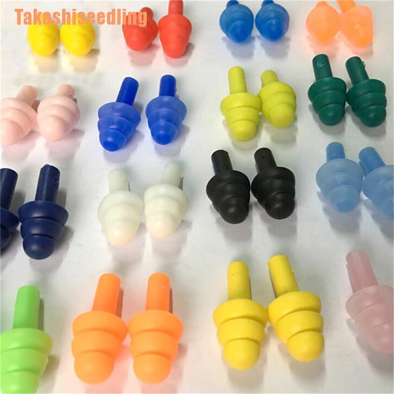 (Hàng Mới Về) Set 20 Nút Silicone Bịt Tai Chống Ngáy Khi Ngủ