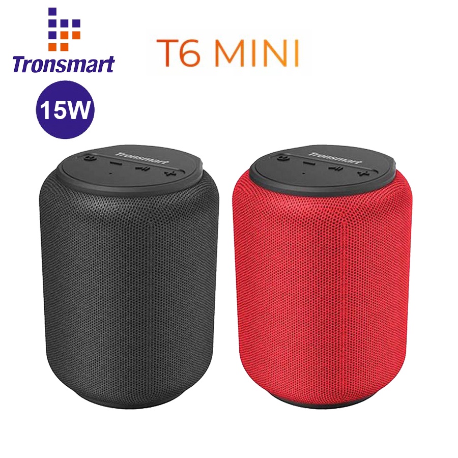 Tronsmart Element T6 Mini Loa Bluetooth 5.0 ngoài trời chống thấm nước IPX6 15W chơi nhạc lên tới 24 giờ