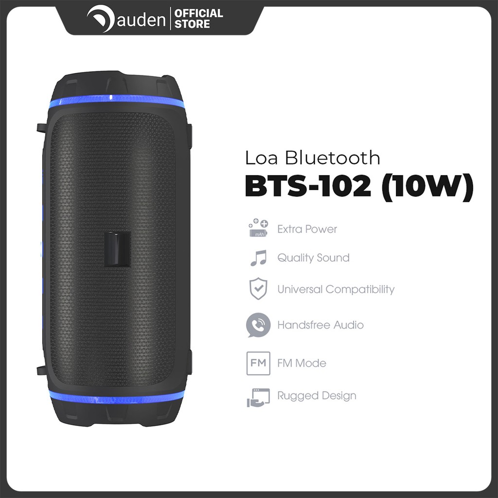 Loa Bluetooth kèm pin sạc dự phòng Energizer BTS-102 - 10W