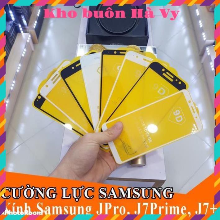 Kính cường lực Samsung 😍FREE SHIP😍 kính cường lực samsung J7 Pro, J7 prime, J7+, J7 Plus hàng chuẩn 9D siêu bền