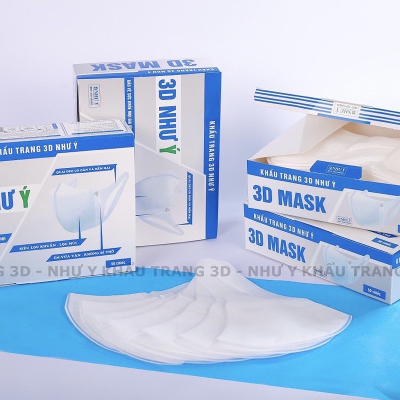 [Mã SKAMCLU7 giảm 10% tối đa 50K đơn 0Đ] khẩu trang 3D mask 1 hộp 50c | BigBuy360 - bigbuy360.vn