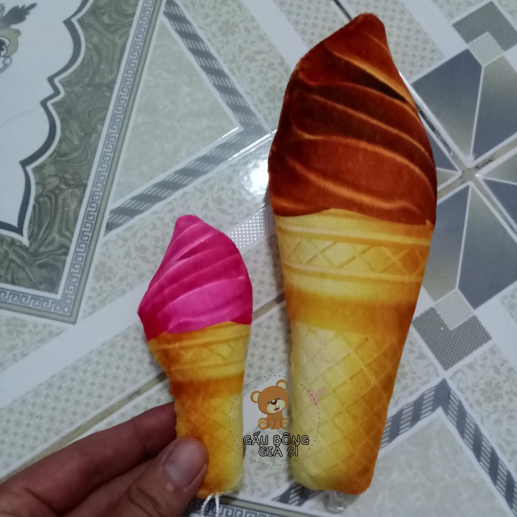 CÂY KEM ỐC QUẾ NHỒI BÔNG 20CM