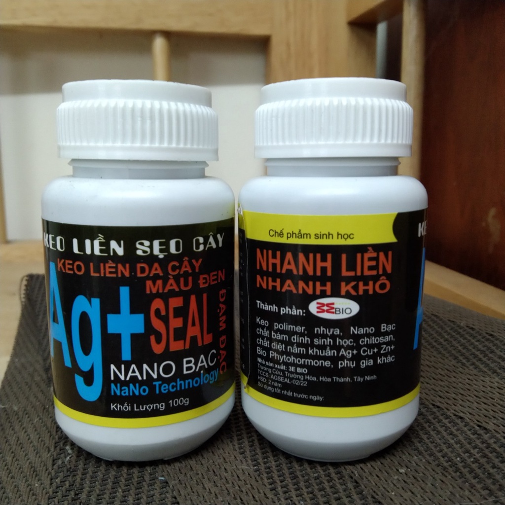 Keo liền da cây Nano Bạc Ag 100gram