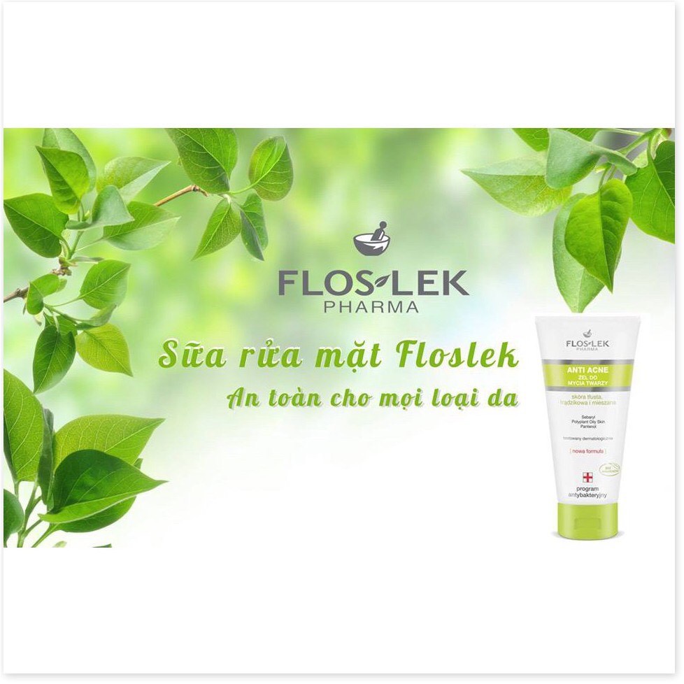Sữa Rửa Mặt Floslek 200ml Cho Da Dầu Mụn