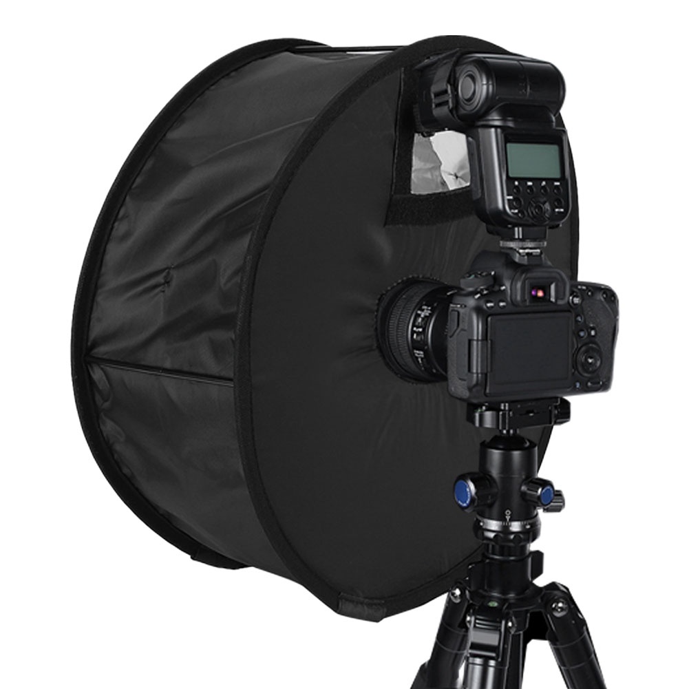 Có thể bán buôn Bộ khuếch tán tròn có thể gập lại đa năng Softbox Chụp Macro Đèn flash Đèn flash Hood Washington057 Hàng giao ngay