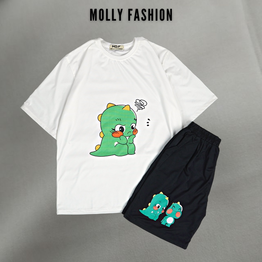 Set đồ bộ hoạt hình ❤️ Bộ mặc nhà Cartoon KLONG SUY NGHĨ 2 Freesize nam nữ Molly Fashion