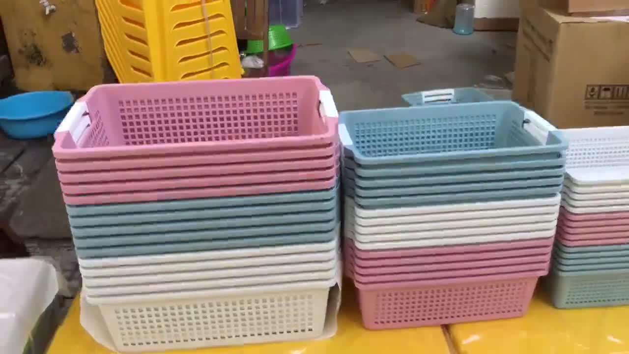 Rổ Nhựa Chữ Nhật Việt Nhật 44x30x15cm- 1196/1197/1198, rổ nhựa chữ nhật đa năng | BigBuy360 - bigbuy360.vn