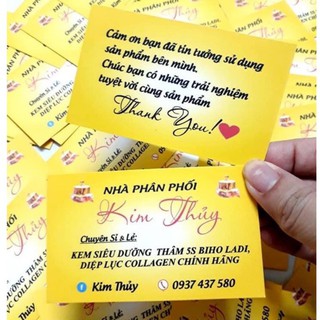 In card visit in theo yêu cầu