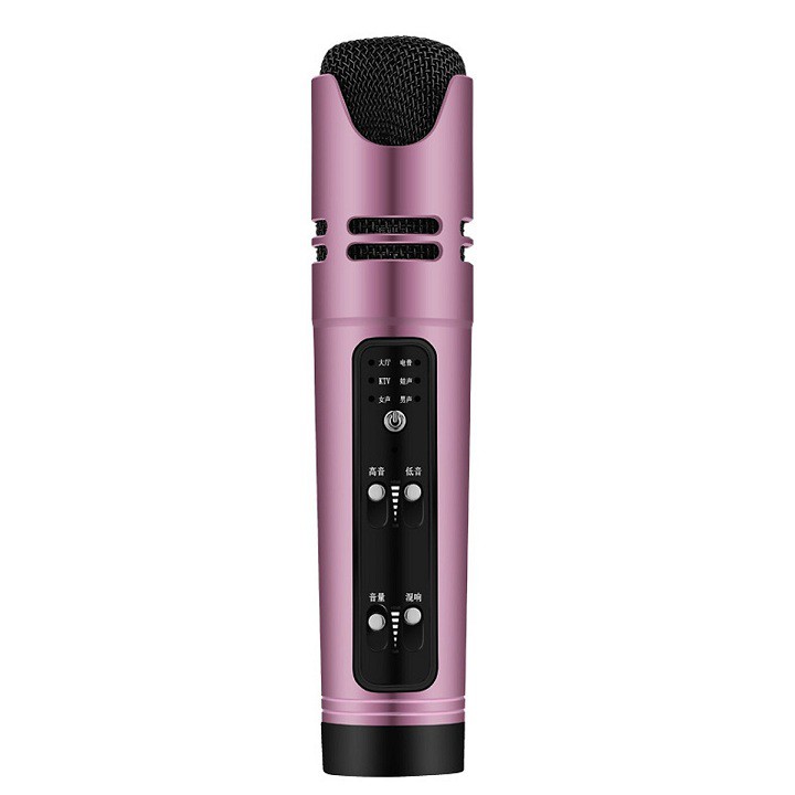 Micro C16, Mic Livestream Hát Karaoke 6 Chế Độ Âm Thanh Giả Dọng Bản Nâng Cấp Cực Hay Của Micro C7