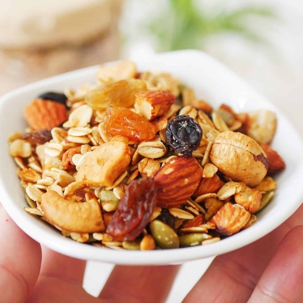 Ngũ Cốc Giảm Cân Granola Ăn Kiêng Không Đường - Bếp của Ngoại HT