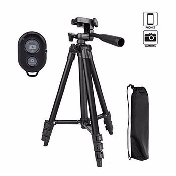 (TẶNG KÈM REMOTE BLUETOOTH) Gậy 3 chân chụp hình máy ảnh, điện thoại Tripod TF - 3120 loại tốt