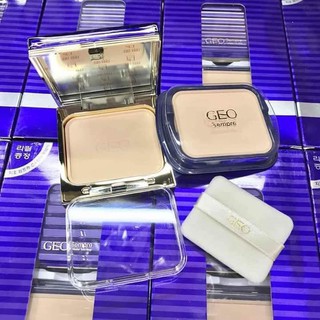 Phấn phủ Geo xanh  kèm lõi sơ cua