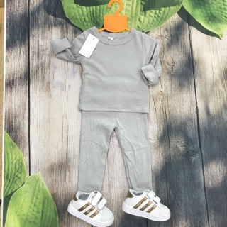 Bộ Cotton Borip trơn