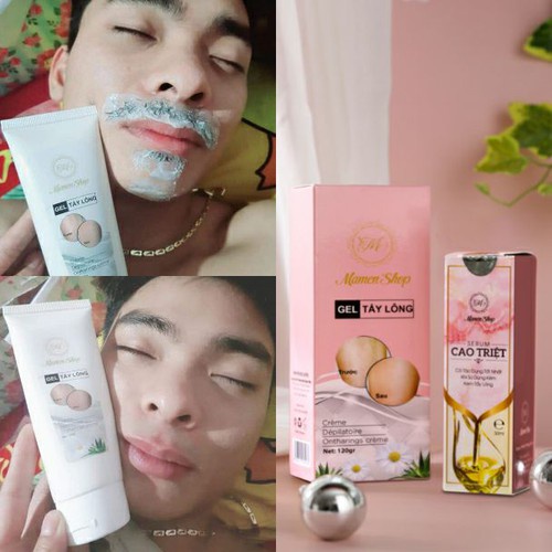 [Combo] Kem tẩy lông vĩnh viễn vùng kín bikini nách Mamen Shop - 120ml. An toàn cho mọi loại da nhạy cảm