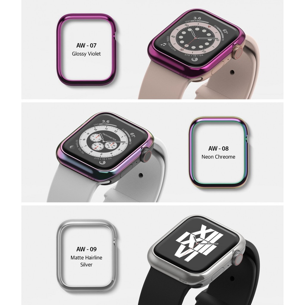 [ Chính hãng ] Ốp viền Bezel Styling dành cho Apple Watch 4/5/6/SE - Hãng Ringke